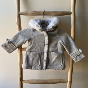 Baby girl grey jacket NEW WITHOUT TAGS